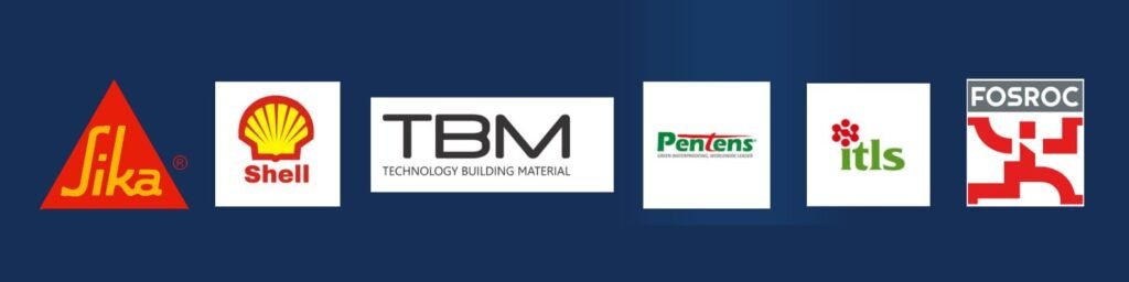 Waterproofing TBM fosroc pentens sika shell bostik membrane bakar coating pu injeksi beton